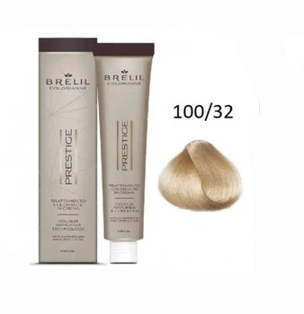 Краска для волос Brelil Professional Coloriane Prestige100/32 платиново-бежевый супер-осветитель&nbsp;100 мл