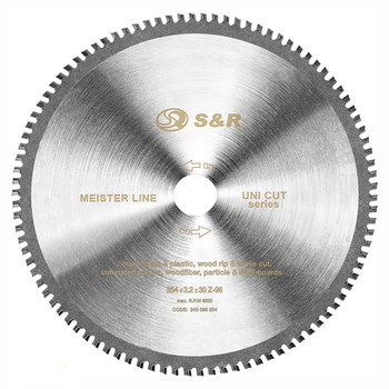 Диск пильный S&R UniCut 254x30x3.2 Z96 (243096254)