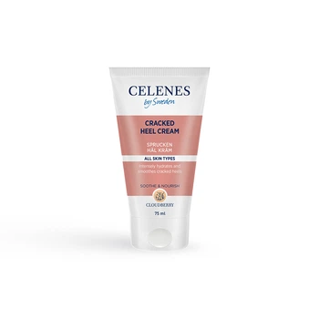 Заживляющий крем с морошкой для поврежденной кожи пяток Celenes cloudberry cracked heel cream 75 мл