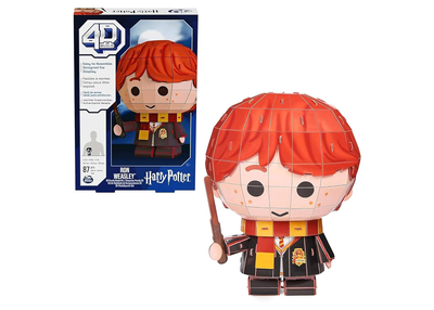 4D Puzzle Spin Master Ron Weasley Chibi Solid 87 elementów (0681147013292)