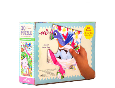 Puzzle EeBoo Celebrate Spring 20 elementów (0689196513749)