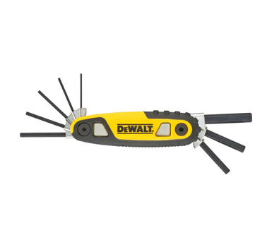Набор шестигранных метрических ключей DeWALT HEX: 1.5, 2, 2.5, 3, 4, 5, 6, 8 мм DWHT0-70263