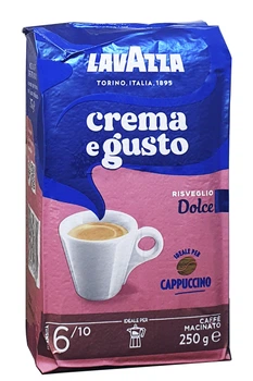 Кава Lavazza Crema e Gusto Dolce мелена 250 г внутрішній ринок (51955)