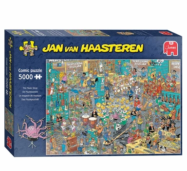 Puzzle Jumbo Jan van Haasteren The Music Shop 5000 elementów (8710126200506)