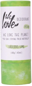 Naturalny dezodorant w sztyfcie We Love The Planet Luscious lime 48 g (8719324977166)