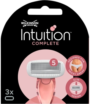 Змінні бритвені леза для гоління Wilkinson Sword Intuition Complete для жінок 3 шт (4027800006304)