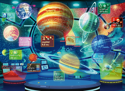 Puzzle Ravensburger Planet Holograms 300 elementów (4005556129812)