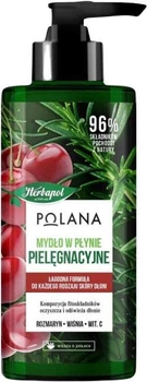 Pielęgnacyjne mydło w płynie Polana Rozmaryn & Wiśnia & Witamina C 390 ml (5900956900667)