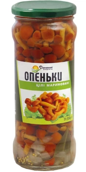 Опеньки мариновані Домашні продукти Цілі 500 г (4820186126747)