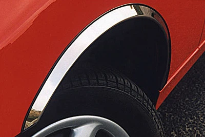4 Накладки на арки для Renault Megane 1 1996-2004, нержавеющая сталь