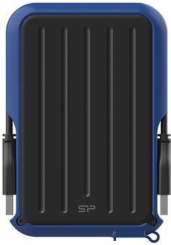 Жесткий диск Silicon Power Armor A66 1TB SP010TBPHD66SS3B 2.5 USB 3.2 External Blue (PL)