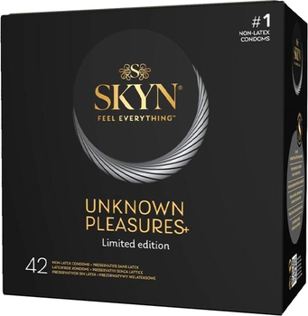 Презервативи Skyn Unknown Pleasures Безлатексні Асорті 42 шт (501183076084)