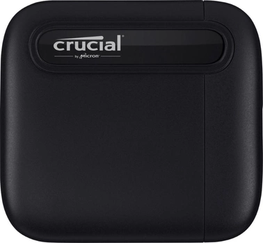 Crucial X6 Portable SSD 4TB USB 3.2 Gen2 Type-C 3D NAND (QLC) Black (CT4000X6SSD9) External