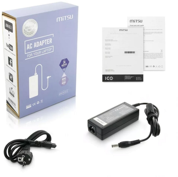 Блок питания Mitsu 19V 3.16A (60W) для ноутбуков Samsung Black (ZM/SAM19316C)