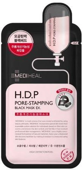 Maska Mediheal H.D.P Pore-Stamping Black Mask EX czarna oczysczająca pory 25 ml (8809470122494)