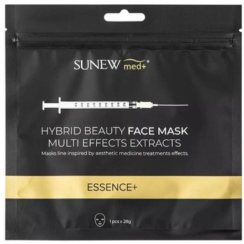 Maska SunewMed+ Essence+ Hybrid Beauty Face Mask hybrydowa z peptydami i śluzem ślimaka 28 g (5900378737001)