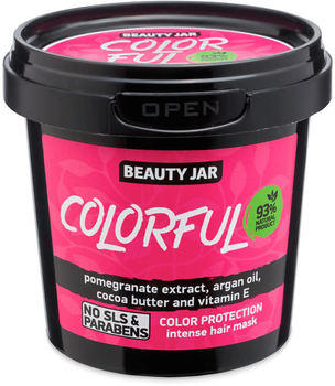 Maska Beauty Jar Colorful intensywna chroniąca kolor włosów farbowanych 150 g (4751030830803)