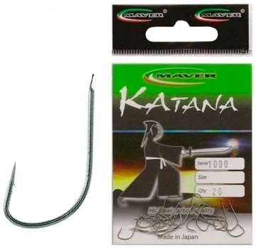 Крючок Maver Amo Katana 1090A №18 20шт/уп Major Craft (1013-1300.07.42)