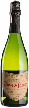 Вино ігристе Juve y Camps Reserva de la Familia Gran Reserva Brut Nature біле сухе 0.75 л. 12% (8424487600188)