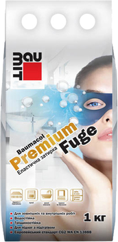 Фуга (затирка для швов) однокомпонентная цементная для плитки Baumit PremiumFuge Light Brown Светло-коричневый класс CG2 1 кг (4820105882372)