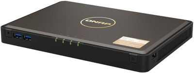 Файловий сервер QNAP TBS-464 4 слоти 8 ГБ DDR4 Black (TBS-464-8G)