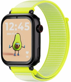 Smartwatch SaveFamily Czarny + Żółty pasek z tkaniny SF-SW+N.CTAF (8495390778271)