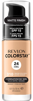 Тональна основа Revlon ColorStay Makeup for Combination/Oily Skin SPF15 для комбінованої та жирної шкіри 310 Warm Golden 30 мл (309974700092)