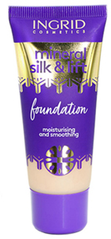 Тональна основа Ingrid Mineral Silk & Lift Make Up Foundation зволожувально-розгладжувальна 030 Natural Beige 30 мл (5907619819502)