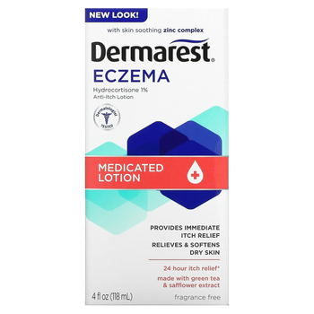 Лосьон для тела от экземы и зуда Dermarest Eczema лечебный лосьон без отдушек 118 мл