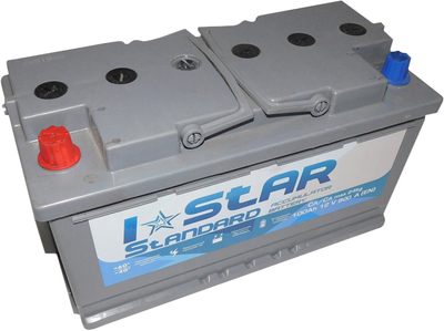 Аккумулятор стартерный Kainar I Star Standard 6СТ-100 А3 100 А/час EN 900 А 35.3 x 17.5 x 19 см (AVT173675)