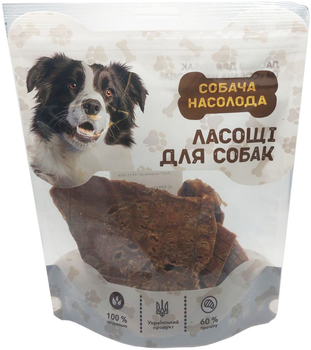 Лакомство для собак вымя сушеное Собача насолода 100 г (4820263670163)