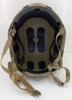 Страйкбольний шолом Future Assault Helmet без отворів Олива (Airsoft / Страйкбол)