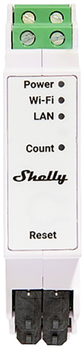 Licznik energii elektrycznej Shelly "Pro 3EM-400A" Wi-Fi 3 x 400 A faz z funkcją pomiaru (3800235268117)