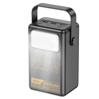 УМБ повербанк 60000 mAh Power Bank HOCO J110 60000 mah 3Type-C USB QC Black ТМ