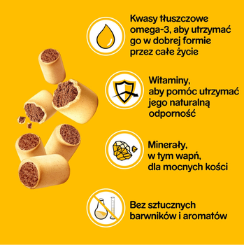 Smakołyki Pedigree Markies w kształcie ciastek dla psów 150 g (9003579302552)