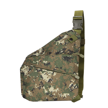 Рюкзак тактичний на одне плече AOKALI Outdoor A38 5L Camouflage Green