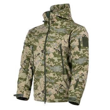 Куртка Vik-Tailor Outdoor Tactical SoftShell ММ-14 пиксель ЗСУ XL