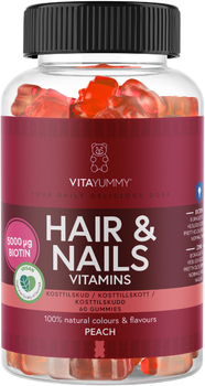 Witaminy VitaYummy Hair & Nails Peach 60 szt. (5713918000806)