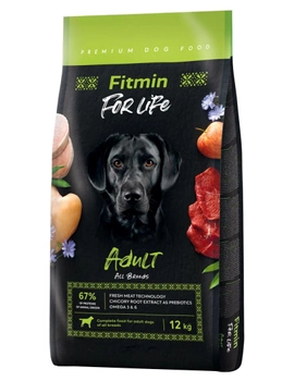 Сухий корм для дорослих собак всіх порід Fitmin Dog For Life Adult 2.5 кг (8595237034130)