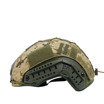Кавер на шлем Kiborg FAST-1 cordura pixel MM-14.