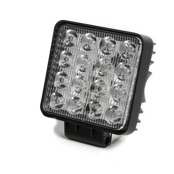 Универсальная противотуманная фара ПТФ 16 LED, 48 Вт, 9-36 В, 107 * 107 мм