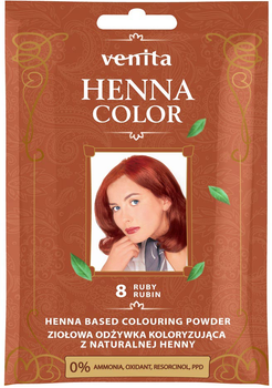 Кондиціонер Venita Henna Color Трав'яне фарбування з натуральною хною 8 Ruby (5902101710893)