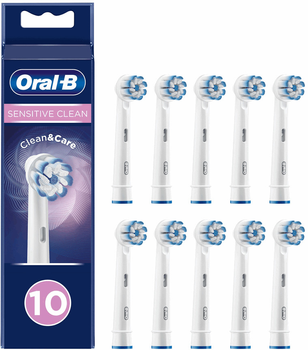 Насадки до зубної щітки Oral-B Sensitive Clean and Care 10 шт (4210201325888)