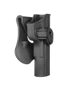 Тактична пластикова кобура Amomax для пістолета Токарєва ТТ. Колір: Чорний, AM-T33