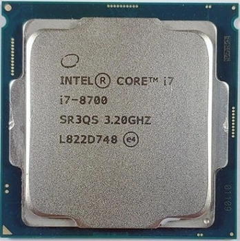 Процесор Intel Core i7-8700 3.20-4.60GHz LGA1151v2 SR3QS 65W UHD Graphics 630 Б/В