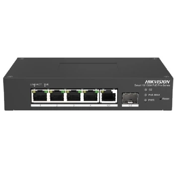 Керований 4-портовий комутатор PoE 10-100 Мбіт-с DS-3T1306P-SI/HS