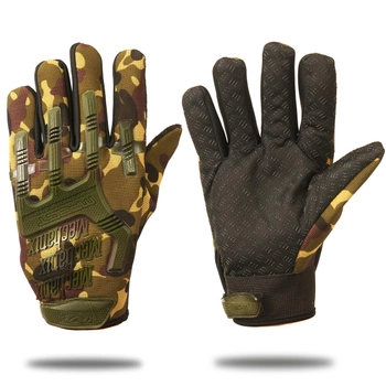 Тактичні рукавички з пальцями 9099_XL_Camouflage