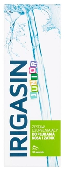 Набір для промивання носа та пазух для дітей Irigasin Junior поповнення 30 пакетиків (5906071059716)