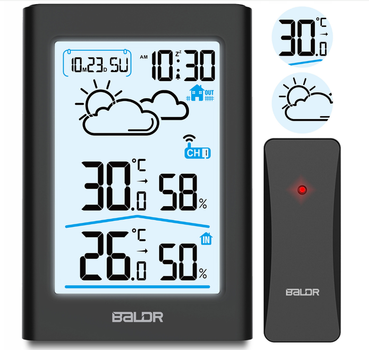 Метеостанция BERDSEN BD-911 Black (391100)