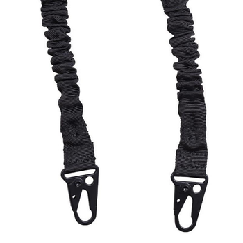 Ремень для оружия одноточечный Mil-Tec с быстроразъемной пряжкой для ношения комплектов Черный (16184002)